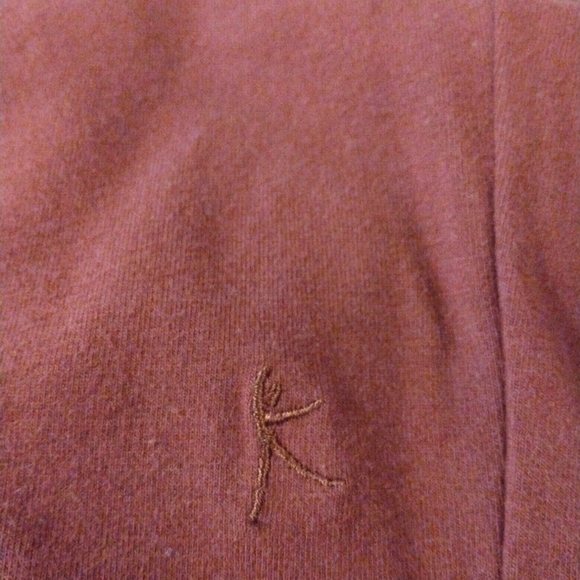 Danskin Now Crossover Waistband Comfortable Maroon Plus Sized Capri Lounge 4X - Picture 3 of 8